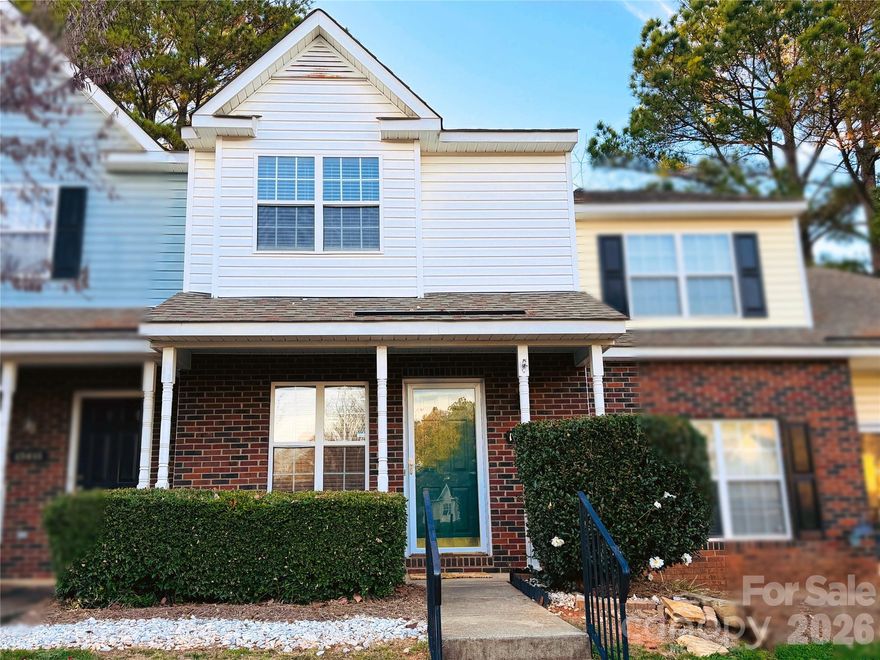 Move-in ready and investor-friendly with no rental cap. This well-maintained townhouse is located in the highly desirable Ballantyne area and features a spacious, fenced deck that offers excellent privacy. The updated kitchen opens to a stunning family room with a gas fireplace and convenient access to an exterior storage closet. Fresh paint enhances the entire first floor and portions of the upper level. Upstairs, you’ll find two private suites, along with a washer and dryer included for added convenience.
