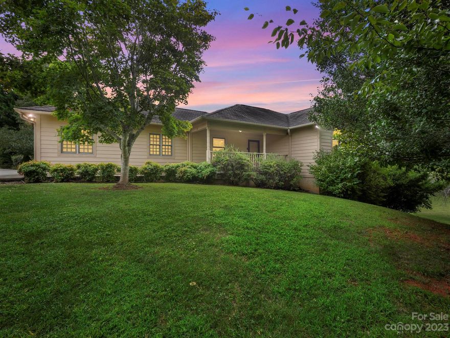 Now offering 2% interest rate buy down.  Nicely updated 3 bedroom home on almost 1 acre located in the Apple Valley subdivision of Rumbling Bald.  This home features updated kitchen with brand new stone countertops and new vanities in the bathrooms.  In addition to the 3 bedrooms on the main floor, this home features a fully finished walk out basement which can be used an in -law suite, second rental, or full time rental.  Picture yourself enjoying the hot tub or fire-pit as you take in the nature that surrounds you while looking out over the mountains and golf course! The large circular driveway provides plenty of parking for your guests and the oversized two garages give this home plenty of storage! This home will come furnished with some exceptions.  This is currently a vacation rental with good rental history.