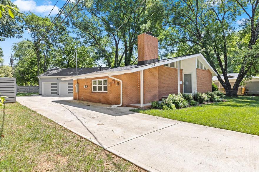 Welcome home to a beautiful mid century example with all the comforts you would expect of a modern home. This three bedroom, two bath is located in the desirable Bridlewood neighborhood. Close to Midwood, NODA and Uptown, but the large quiet lots add to the feeling you've escaped the city hustle and bustle. The open floor plan with two living spaces would be an entertainers delight. The oversized two car garage, accompanied with the large flex space, includes its own full bathroom. This set up leads to unlimited possibilities! 12 and 18 month lease options available.