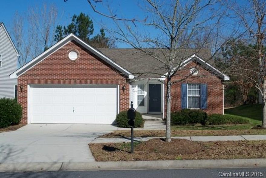 Desirable ranch style home in newer section of Tega Cay. Excellent condition. New paint and carpet. Granite in kitchen. Backs to woods. Abundant walking trails, golf, tennis, swim, boat. Walk to new Tega Cay Ele School.