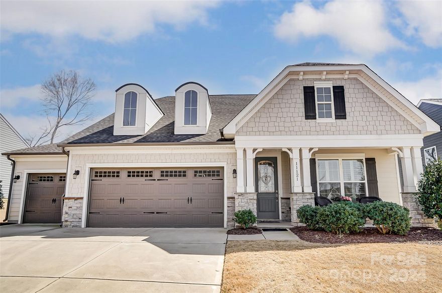 Beautiful move-in ready home boasts a rare first floor owner’s suite AND a three-car garage! Owner’s suite is a spacious retreat with dual vanities in the bathroom and a large walk-in closet. The open-concept first floor also features a grand living area with a gas fireplace, a gourmet kitchen with a large granite island, a flex room that can be a dedicated office or an additional bedroom plus a full bathroom and laundry room.

Upstairs you’ll find a large loft, two more bedrooms, another full bath and plenty of walk-in storage. Relax outside on the screened porch, paver patio or fenced yard. Upgraded lighting and plantation shutters throughout add a touch of elegance.

The Arrington community has a neighborhood saltwater pool, kid pool, playground, clubhouse and miles of sidewalks. It is approximately 10 minutes to Birkdale Village and Lake Norman with quick access
to I-77 and Charlotte.
