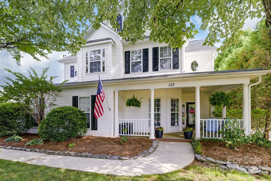 Prepare to fall in love with this Amazing home, greeted by spacious living areas & a warm stone fireplace. The open floor plan seamlessly connects the living room & kitchen, perfect for entertaining or quality time. The kitchen features SS appliances, soft-close cabinetry, granite, and a convenient center island. Picture yourself gathering around the island, enjoying delicious meals and lively conversations. The primary suite offers a spa-like retreat with an ensuite bath featuring a soaking tub and a shower with bench seating. Additional bedrooms provide versatile spaces for rest or work, while the well-appointed bathrooms ensure comfort for everyone. A huge third-level bonus room w/full bath adds extra flexibility. Outdoors, enjoy the large fenced backyard or relax on the fabulous L-Shaped front porch. Harris Farm is more than a home; it's a vibrant community with top-rated schools, shopping & endless recreational opportunities, offering a rich and convenient lifestyle. Call Now!