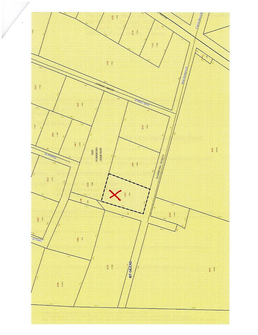 MOUNT GILEAD - Beautiful wooded building lot on quiet dead-end street.  Town water and sewer is available (tap must be paid, plus cost of materials, for water and sewer) .