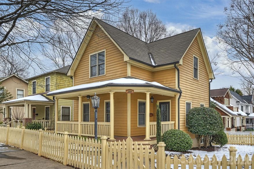 A Storybook Farmhouse With Craftsman Charm In The Heart Of The NoDa Arts District! Live Your NoDa Dream From The Wraparound Porch, Overlooking A Corner Lot With A Fully Fenced Front Yard And Charming White Picket Fence; Perfect For Morning Coffee And Neighbor Hellos. Inspired By A 1920s Sears Catalog Home And Built In 2004, This Eclectic Craftsman Blends Charm With Modern-Day Comfort. Just Minutes To NoDa’s Best Shops And Restaurants, One Block From Davis Flohr Neighborhood Park, And An Easy Walk To Summit Coffee And Khali Yoga. Surrounded By Similar Craftsman-Style Homes, This Property Shines With An Oversized, Fully Finished Basement Featuring A Wet Bar, Full Bath, And Private Walk-Out Access. Ideal As A Third Bedroom, Guest Suite, Airbnb Opportunity, Studio, Home Gym, Or Creative Space—The Options Are Endless. Let The Dog Roam The Front Yard, Sip Coffee On The Porch, Or Create A Private Outdoor Hangout Off The Lower-Level Walk-Out. Classic Character, Unbeatable Walkability, And Serious NoDa Energy! This Is One Of The Best Values In The Arts District.