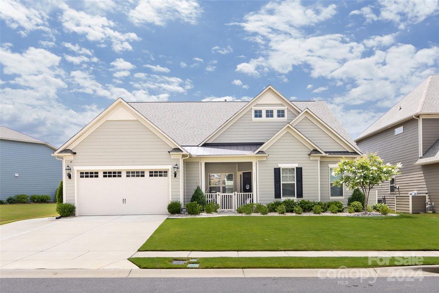 Why wait for new construction? See this pristine, barely lived-in, 1.5 story home with a POOL. All the bells and whistles-10' ceilings with crown moldings, plantation shutters, fully sodded and irrigated yard, 2 water heaters, walk-in closet in all bedrooms, walk-in attic for easy storage. Entertain in the gourmet kitchen with a gas cooktop, granite, soft close cabinets, large pantry. The second level is great for a guest. It has a bedroom, full bath and loft. Step out onto the covered patio to enjoy the fully fenced yard and 2023 heated/cooled gunite pool complete with sunbathing ledge and privacy landscaping. This home has a very desirable additional parking pad and sidewalk around the home. Home UC for 1 day. Fell through due to a personal issue with the buyer.