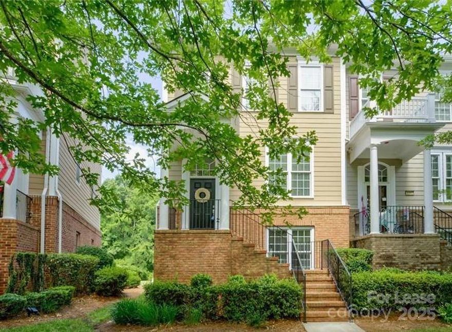 Lovely end-unit townhouse tucked away on a cul-de-sac street. This home offers serene living with picturesque views of the lake. Private back deck with awning, perfect for relaxing, overlooks a tranquil tree-lined area, providing a peaceful retreat. Excellent condition, neutral decor.  Kitchen with refrigerator, upgraded appliances, dining area and island/bar.  Great room with gas fireplace.  Three sizeable bedrooms, upper level has dual primary bedrooms - each with their own private BA and tons of closet space.  Tons of windows invite natural light thru-out.  Washer/Dryer included.  Enjoy the good life and all that Baxter has to offer! Nearby restaurants, shopping and all conveniences. Pets conditional: Dogs 50Lbs or less/pet fee $300 per pet.