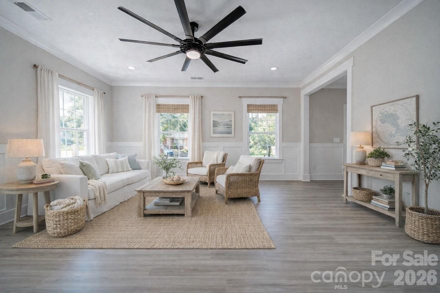 Beautiful new construction home with views of Badin Lake! This 3BR/2.5BA home features an open floor plan, a spacious kitchen with a large island, wood cabinetry, and detailed trim throughout. The primary suite includes a private ensuite bath and custom closet.
Relax or entertain on the inviting front porch while enjoying views. This is not a basic build—there are numerous upgrades throughout the home.
Located near the 5,350-acre Badin Lake and Uwharrie National Forest, offering boating, incredible wildlife, and endless outdoor adventure. Ideal for full-time living, a weekend retreat, or a vacation rental opportunity.
Conveniently located near Old North State Marina for fuel and Scallywags waterfront restaurant, known for great food and live music. Don’t miss the area’s popular Fourth of July lake celebration featuring the boat parade and fireworks.
Within one hour of Charlotte and the Triad. USDA eligible, offering a potential 100% financing option. No HOA.
Photos/virtual staging are from a similar build. Professional photos coming soon.
Circle Drive public boat ramp is located nearby for easy access to the lake for your boat and water toys. Get ready to enjoy summer on the lake!