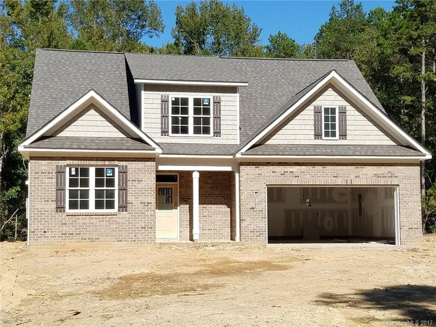 Nearly complete! Brand new home sitting on a 2.43 acre lot. Very open floorplan featuring the Master on the main level. Granite counter tops in kitchen, hardwood flooring in main living area. Builder provides SS appliance package including dishwasher, stove and microwave plus a 2-10 HBW. Must see, you will be impressed!!