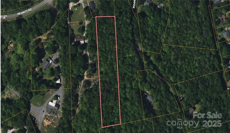 New 2.5 acre parcel created and sold separately near Fort Mill SC.