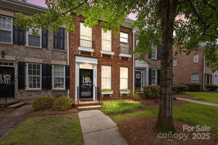 Relax and enjoy the low maintenance lifestyle you deserve in this full-brick townhome at Summers Walk! Ideally located near I-85, with easy access to shopping, dining, and Lake Norman entertainment. This property offers an open floor plan with, gas-log fireplace, upgraded granite countertops, stainless steel appliances, and white cabinetry. Upstairs, each spacious bedroom has its own private bath and walk-in closet, while the owner’s retreat features a garden tub and dual vanity. Outside, enjoy a private fenced courtyard perfect for pets or gatherings. Low-maintenance living meets resort-style amenities including a pool, clubhouse, playground, and nature trails that connect to the Greenway. Move-in ready and waiting for you—don’t miss this opportunity!