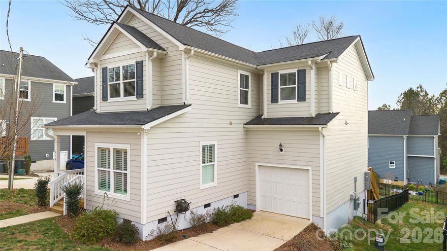 REDUCED!! Bring offers - Walk to downtown Waxhaw!!
Minutes from shopping, recreation, and restaurants, this stunning 2021-built home offers 4 bedrooms and 3 full bathrooms in the center of downtown Waxhaw. Enjoy a spacious kitchen with all stainless steel appliances that flows seamlessly into the living room, perfect for entertaining. Space for stools at the kitchen island, and a built in booth in the dining area for seating. Beautiful natural light filters through the plantation shutters on the first floor. Laundry room on the main level, and a one car garage that includes a platform up top for extra storage. The upstairs features a versatile loft space with a built-in window nook that lifts open for even more storage, plus attic pulldown access. Down the hall, double doors open to the primary suite, boasting tray ceilings, plush carpet, and a luxurious bathroom with a tile shower, double sinks, and a large closet connecting. Outside, relax on either the upper deck or the hangout spot down below,  with a newly FENCED BACKYARD  ideal for your pets and year-round enjoyment. This well-maintained, newer home in a prime location is ready for you to make it your own!
