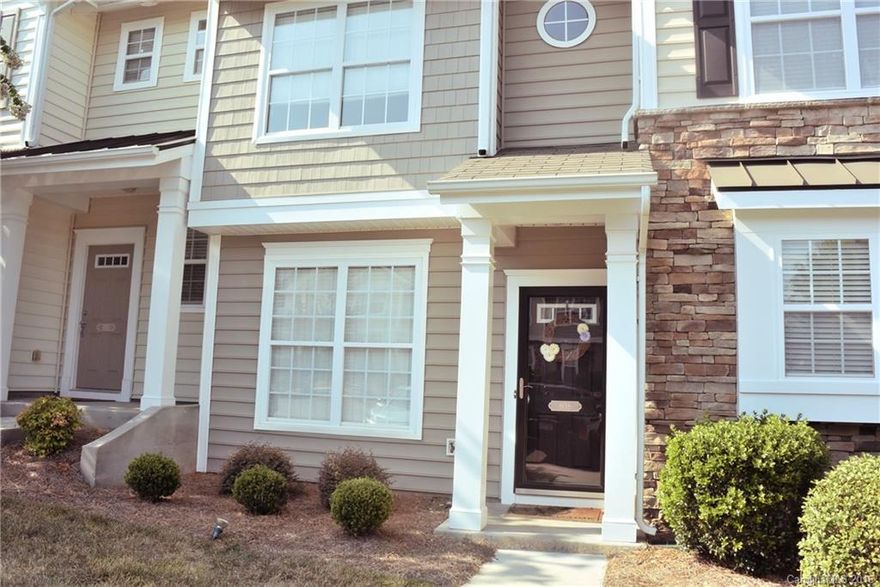 Better than new. Move in ready. Great townhome with new paint, new granite in kitchen plus new tile backsplash, new stainless steel appliances, new commercial sink and fixtures, under counter lighting, granite in 1/2 bath and 2 baths upstairs, new crown molding, new carpet upstairs. Open floor plan with fireplace in great room, updated light fixtures and fans, wide plank laminate wood flooring on main level . Enclosed Patio