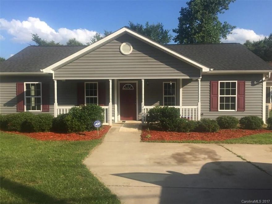 A MUST SEE!! Well maintained ranch home! New vinyl flooring throughout home and fresh paint! Large secondary bathroom which meets ADA standards for accessibility.  Storage building out back for extra storage. His and her closets in master bedroom! This home will not last long! Great for first time homebuyers!