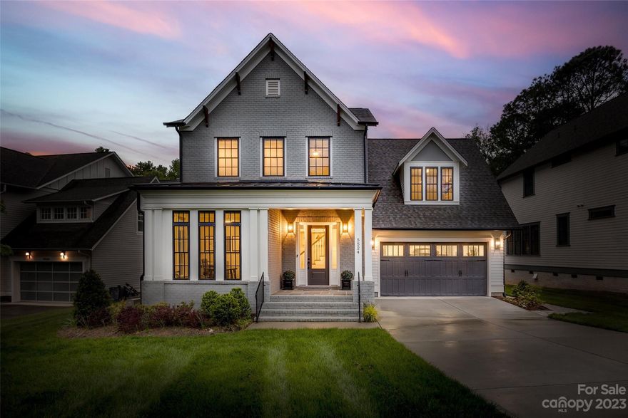 Stunning Saussy Burbank home in the heart of SouthPark! Take in the evening sunsets by your own outdoor oasis which includes a gorgeous heated saltwater pool, spa, travertine patio, screened porch & firepit on over half an acre - the perfect set-up for Carolina weather! When you're ready to venture out walk to Park Road Park, the Greenway and all SouthPark has to offer. This custom home, completed in 2021, surpasses the benefits of new construction by already including all the additional features and upgrades you would typically have to take care of yourself, too many to list here. Offering 5 bedrooms, bonus room and an office, plenty of space for living and working. Modern kitchen boasts custom cabinetry, spacious island with storage, Thermador appliances, dual-zone beverage fridge and more. 5524 Closeburn is truly one-of-a-kind, a must-see for anyone looking for a luxurious living experience with walkability in desirable SouthPark, just 20 minutes to Uptown Charlotte! Welcome Home!
