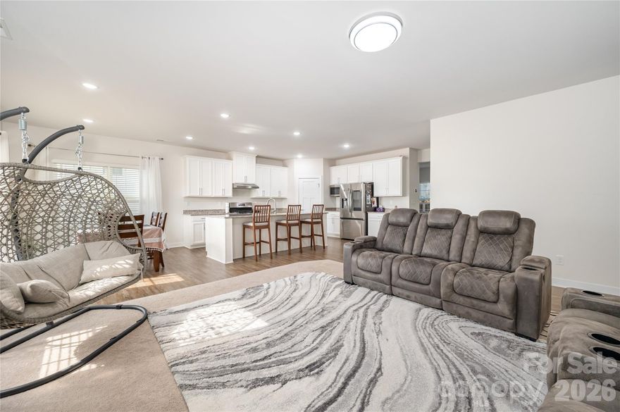 Welcome to your stunning 5-bedroom, 3-Full bathroom retreat—where space, style, and comfort come together beautifully. Thoughtfully designed, this home features a convenient main-level bedroom with full bathroom, perfect for guests or multi-generational living.
The open-concept layout effortlessly connects the gourmet kitchen, dining area, and living space, creating the ideal setting for entertaining or relaxing at home. A dedicated main-floor office provides the perfect work-from-home sanctuary.
Upstairs, A spacious Loft area provides the perfect flex space for home office, media room or play room, unwind in your generous primary suite provides peaceful retreat and privacy. Three additional bedrooms offer flexibility for family, guests, or hobbies. Step outside to your fenced backyard provides privacy to relax or entertain.
Located in an exceptional community, residents enjoy resort-style amenities including a pool, clubhouse, playground, volleyball court, fitness center, and scenic walking trails.
This home truly offers the perfect blend of elegance, functionality, and lifestyle—your private escape with all the conveniences of modern living. Welcome home!