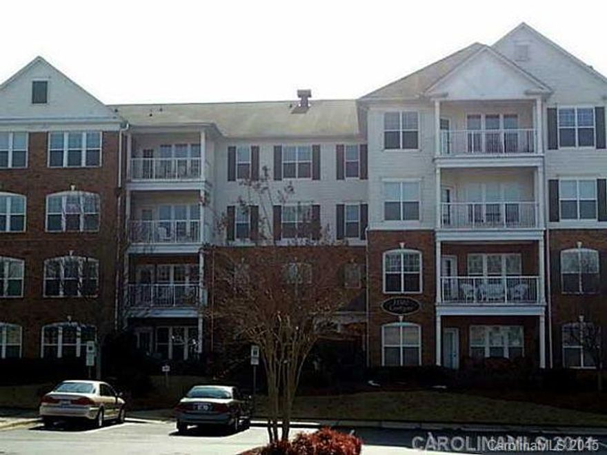 3 bedrooms, 2 bath beautiful Ballantyne condo move in ready excellent condition. Ground level unit. Gated entry. All white appliances as is. Fireplace in living room. Mini blinds throughout. Open floor plan with kitchen, dining room and living room. Washer and dryer included. Patio.