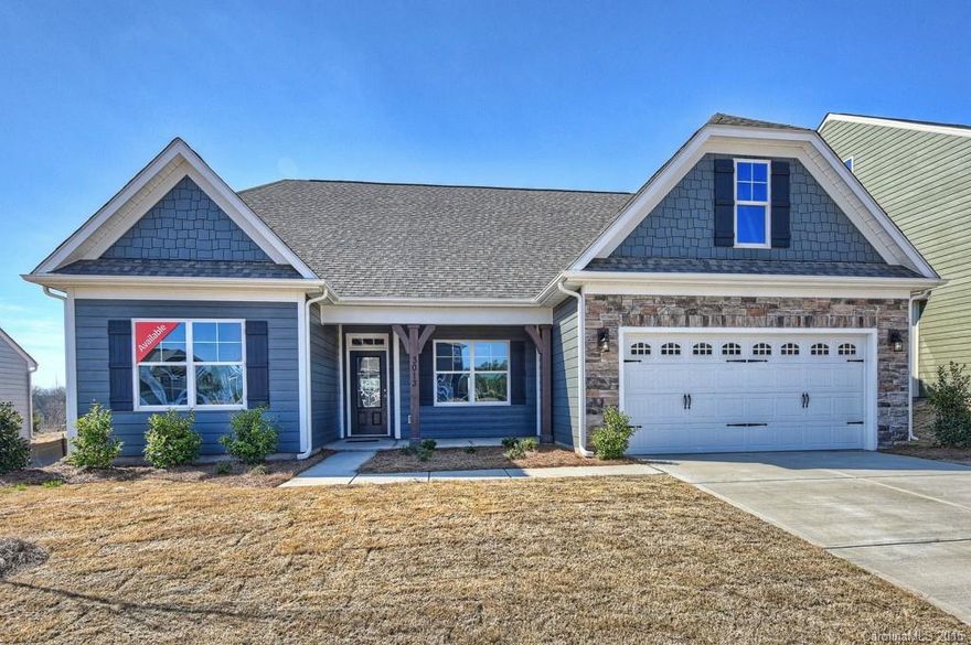 Brand New w/warranties. Lux Kit w/castled cabinets, granite countertops, tile backsplash, SS appli.  Open floorplan design great for entertaining. Formal dining has columns and wainscot mold. Two large BR’s, large laundry rm + Tray ceiling in spacious master suite. BR/BA +loft on 2nd flr.  Screened in porch