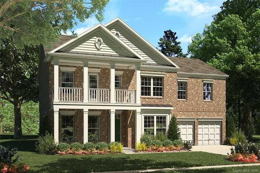 Double Front Porches, plus a lg screened porch in the back! This 3200+ sq ft, full brick home is nestled on a gorgeous 1 acre lot!  Brand new construction w/ a crawl space & side load garage!  4 Bedrms includes a guest suite on main. Great counter space in the kitchen with a gas cooktop and separate wall oven. Large family rm with fireplace.  Hardwood Floors, quartz countertops, and glass tile backsplash!  Upstairs bedrms all have walkin closets.  Huge Loft upstairs leads out to covered porch!