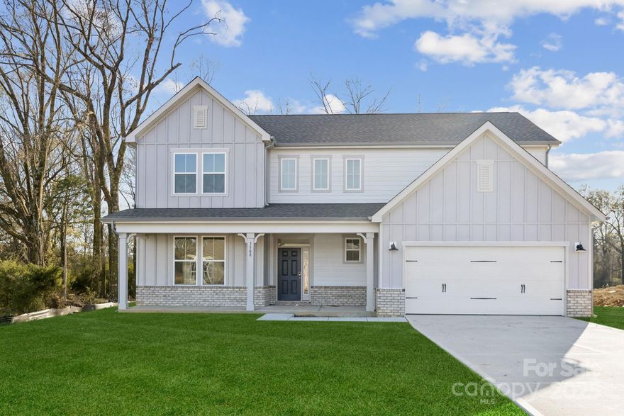 Discover Your Dream Home in the Stonemill Community! The expansive Daffodil plan opens with a welcoming porch entry, which leads into an open kitchen. Showcasing a center island and a large walk-in pantry, the kitchen flows into a dining area and an airy great room. The main floor also boasts an additional full bedroom and bathroom. The lavish primary suite is upstairs, boasting a large walk-in closet and an impressive five-piece bath. Two bedrooms, and a bath round out this level. A 2-car garage is also included.