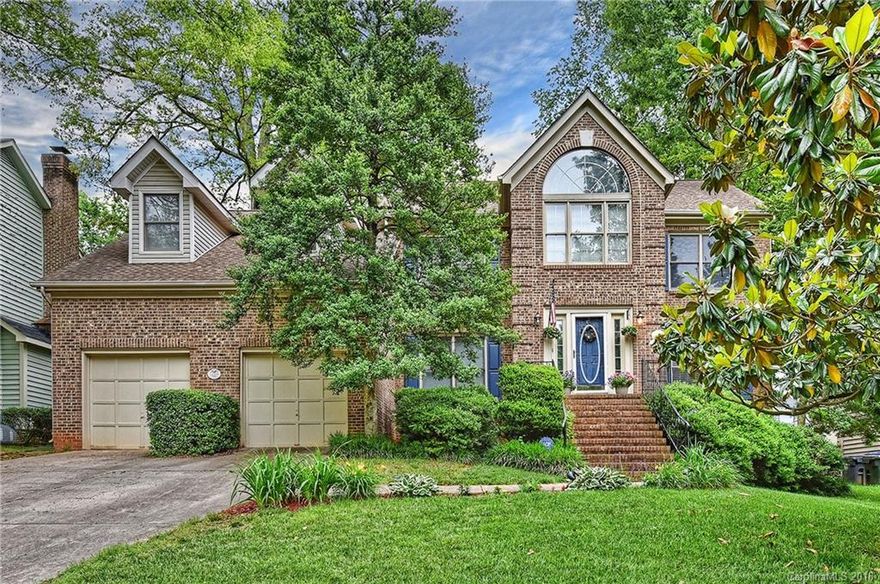 Lovely home in desirable Cedarfield - easy access to shopping, dining, & I-77. Open Floorplan - 2 story Great Room with Gas Log Fireplace, Breakfast Room and Updated Kitchen with Island and Granite Countertops. Formal Dining Room. Desirable Master Bedroom down-Master Bath with Double Sinks, Garden Tub and huge Walk-In Shower. Two tier deck with pergola complete with swing for relaxing. Fenced back yard with mature trees. Neighborhood features pool, playground and walking trails. See Online Tour.