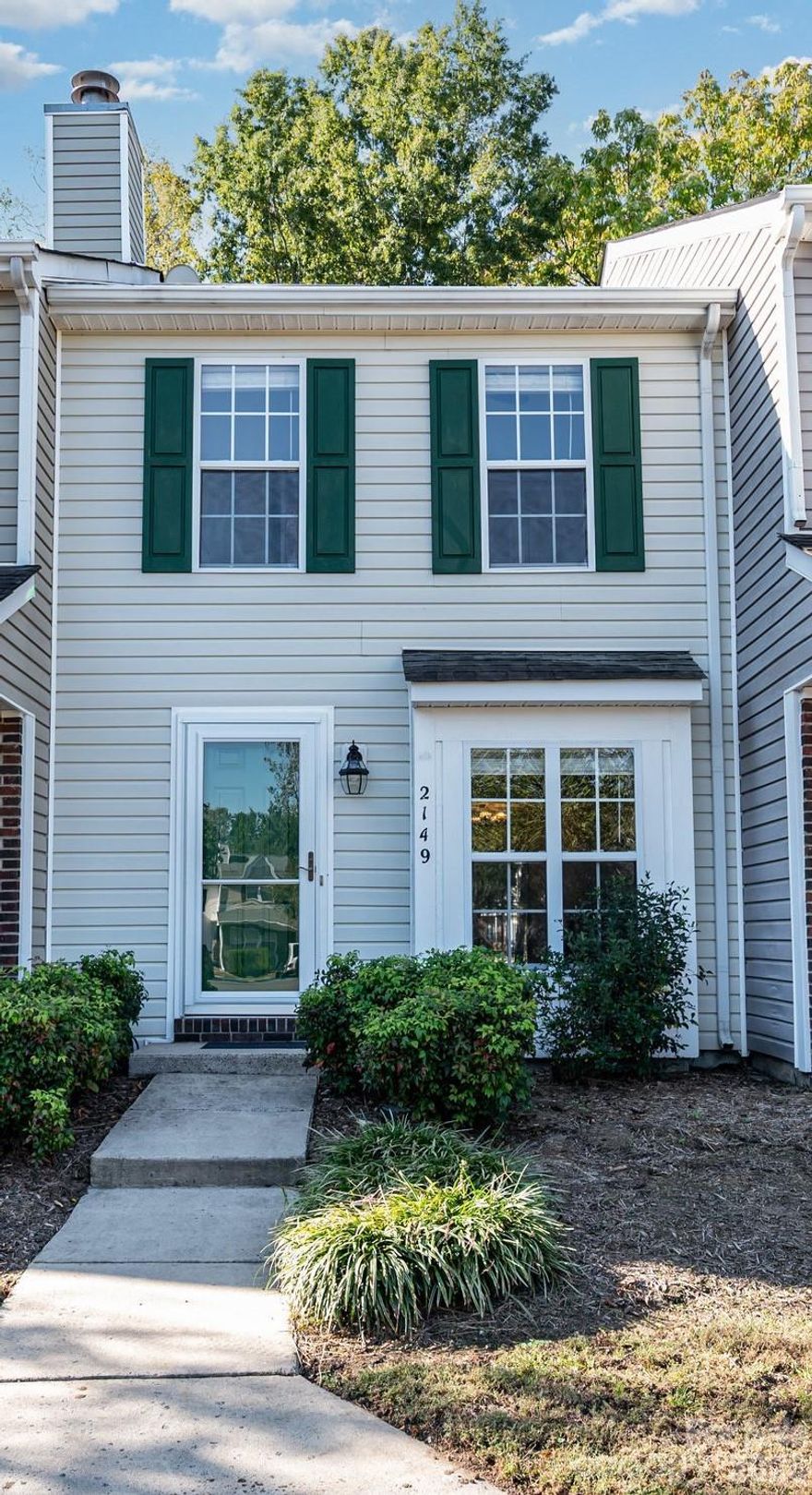 This move in ready townhome provides open concept living with generous room sizes, ample closet space and tons of natural light throughout.  Features include new carpet upstairs, vinyl plank flooring downstairs, well appointed kitchen with GE appliances and walk-in laundry/pantry.  Awesome wrap around deck in back overlooks the large community inground pool.  Convenient half bath down.  Upstairs features two spacious bedrooms with jack and jill bath.  High ceilings and vinyl windows throughout. Storage unit on back deck.  Two assigned parking spaces in front of unit.  Trane AC and gas furnace 2013, Electric hot water tank 2017. All the big ticket items are done. Easy access to shopping, retail, groceries, restaurants, airport, etc.  Close to freeways and Carowinds. Investor friendly and rent ready.  Book your private showing today and make this maintenance free abode yours!