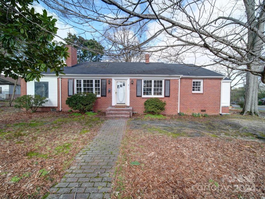 Charming brick ranch situated on a large corner lot. Newly redone hardwood flooring, fresh paint and classic built-ins throughout. Bright open kitchen with new countertops, and window above the sink. All three bedrooms are extremely spacious, with easy access to the recently renovated bathroom. Sitting on a flat lot with no HOA, the yard is filled with tons of possibilities. Perfect for a first-time home buyer, or an investor looking to add to their portfolio. The location can't be beat, as you're within walking distance to Historic Downtown York filled with an abundance of local shopping and restaurants. Property being sold in as-is condition.