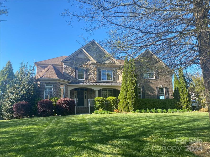 Fantastic floorplan - 2 offices on main level with open concept kitchen/family room.  Bedroom with full bath on main.  Upstairs - primary bedroom, 3 secondary bedrooms and large bonus room and laundry.   Basement made for entertaining with full kitchen.  Backyard overlooks neighborhood pond and walking trail.  Pool with heated spa.