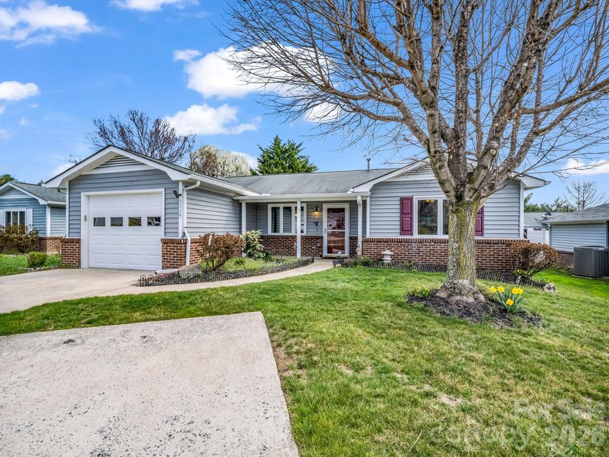 Come enjoy to a life filled with comfort, connection, and possibility in this charming 55+ community designed for easy, active living. Nestled in a cozy neighborhood where neighbors become friends, this two-bedroom, two-bath townhome invites you to slow down, settle in, and truly enjoy each day. Step inside to an inviting open floor plan with warm wood floors and a glowing country kitchen featuring stainless steel appliances and a cheerful breakfast area — the perfect spot to sip your morning coffee. The large, sun-drenched bay window fills the living space with natural light, offering a peaceful place to watch the birds, admire the changing seasons, and simply take a breath from the hustle and bustle that life brings. Out back, your covered patio sets the stage for summer barbecues, evening conversations, and quiet moments under the Carolina sky. It’s a home designed not just for living, but for gathering, laughing, and making memories. Speaking of Outback, located just minutes from the restaurants and Shopping, and a short drive to I-26, you’ll enjoy effortless access to all of Western North Carolina — from mountain adventures to charming small towns. With convenient proximity to regional airports, visiting loved ones or exploring the world is easier than ever. Stay connected to old friends, make new ones right outside your door, and enjoy the perfect blend of peaceful living and easy accessibility. Come experience the warmth, comfort, and community this special home has to offer.