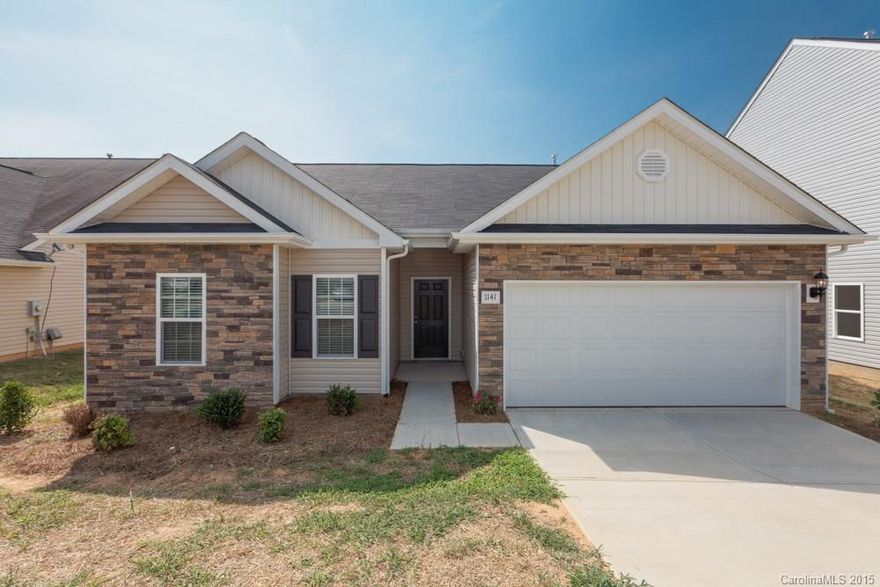 This home features a one story open floor plan with vaulted ceilings. There are 3 bedrooms and 2 full bathrooms. The kitchen includes brand new energy efficient appliances. It is a must see!