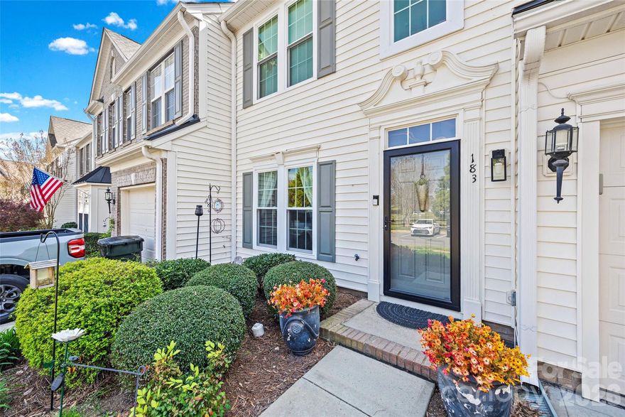 Tucked at the very end of Autumn Falls Drive, this beautiful 3-bedroom, 2.5-bath townhome offers privacy, convenience, and the lifestyle you’ve been looking for. Located directly across the street from Crowders Creek elementary school and right next to the neighborhood playground and community pool, the setting couldn’t be better. Inside, you’ll love the open-concept layout designed for both everyday living and easy entertaining. The spacious primary suite is located on the upper level, creating a peaceful retreat at the end of the day. Step out back and unwind under those Carolina skies on your private patio — thoughtfully designed by the sellers as a true outdoor oasis, perfect for relaxing evenings with a cocktail or your morning coffee. This home is packed with upgrades, including Professionally insulated attic, new Pella windows throughout, Transferable lifetime warranty on all installations and renovations, new refrigerator, new dishwasher, and more thoughtful improvements throughout. All of this in the award-winning Clover School district with convenient access to shopping, dining, and recreation in Lake Wylie and an easy commute to Charlotte. Privacy, upgrades, location, and lifestyle, this one truly has it all.