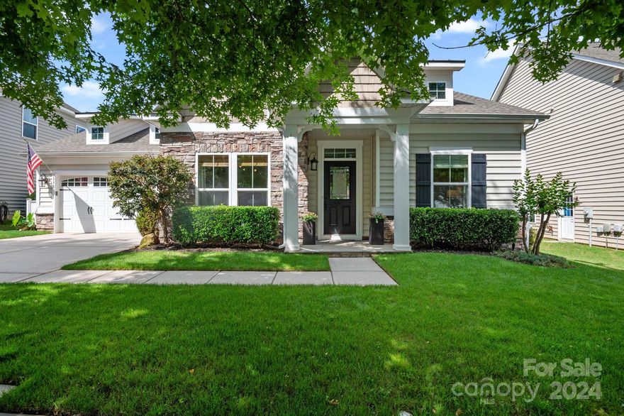 This Immaculate, move in ready home booms with natural light. The upgrades and features are everywhere! Crown molding throughout the home, 5 1/2" baseboards. Custom closet organization systems in main and loft bedrooms. The master bath features a heated floor and pull-out shelving in the cabinets. The secondary bedroom has been upgraded with a Walk-in-Shower and Travertine tile. The upgrades continue in the office and pantry with custom-built shelving and cabinets.  The kitchen features a tile backsplash with a very large island, great for entertaining in the expansive open floorplan. Finally, the Pergola and back deck are the perfect retreat to unwind in your new private outdoor setting with the beverage of your choosing.  Located in the award-winning Fort Mill School District, the Massey community has a large neighborhood pool, clubhouse and green spaces.