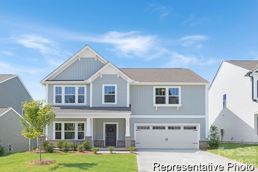 Proposed semi-custom construction offering the Riley, a flexible floorplan with 3,700+ square feet when built with the optional third level. This thoughtfully designed home includes 4 bedrooms and 2.5 bathrooms, with options to add additional bedrooms or baths to suit your needs. The main level features a private study, formal dining room, and an expansive open great room that connects seamlessly to a well-appointed kitchen, creating an efficient layout for everyday living and gatherings. The second floor includes an oversized primary suite with a spacious bath and large walk-in closet, two secondary bedrooms with generous closet space, and an open game room that may be configured as a media room or secondary living area. The optional third floor adds a loft, guest bedroom, and storage, expanding the home’s versatility. With multiple layout and upgraded feature options available, the Riley provides the opportunity to build your dream home through semi-custom design flexibility. Located in Beaver Creek, this semi-custom home allows buyers to select upgraded features to fit their needs and offers convenient access to I-77, I-40, Lake Norman, and community amenities including a pool, pickleball courts, and playground.