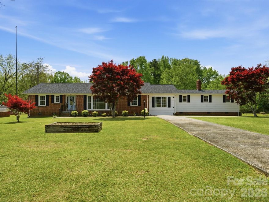 If you've been craving space and a slower pace of life-this is the one that delivers.  Tucked away on almost 2.5 acres, this ranch home offers the kind of breathing room that's getting harder to find. Whether it's morning coffee on the screened porch, letting the dogs run free in the fenced yard, or enjoying the stars on the deck, this property is built with space in mind. Inside, you will find a beautifully updated interior that marries classic design with modern convenience from the kitchen all the way to the bathrooms. A dedicated flex space gives you the versatility you're looking for-whether it's a home office, guest retreat, or playroom-complete with its own mini-split system. This isn't just about square footage that you can actually grow in-it's about lifestyle. More land, more privacy, and the freedom to make this space your own, all while being perfectly positioned close to the Heath Springs Recreation Complex and the scenic waters of Sunrise Lake. If you're ready to step away from crowded neighborhoods into something that feels more like home, you'll want to see this one in person. One year home warranty is in place and will transfer to the buyer. Photos still not doing it justice?  We know!  Check out the virtual walk through of the house to really feel at home.