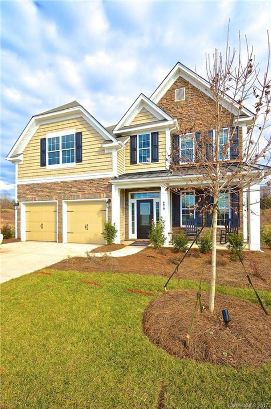 Builders Model Home! Built in the highly amenitized Berewick community- National Builders' Fleetwood plan featuring highly efficient construction materials assuring low monthly utility bills - granite counters in the Kitchen AND baths; hardwood floors on the 1st floor; stainless appliances, tile backsplash + tile surround in master shower. Heavy molding throughout deliver confidence in the quality level in this award winning home. Impressive foyer entry leading open kit/break + family room.