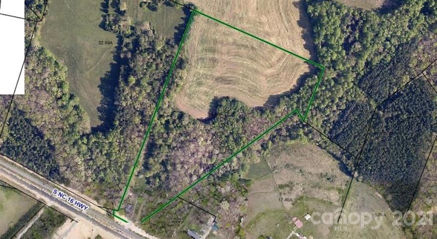 Potential Commercial Development on this 18.86 acres that is located on Hwy 16.  Think outside the box and look toward the future as a potential opportunity for a charging station on this property!  Convenient to Hickory, Denver, Charlotte.  Contact listing agent to enter property.