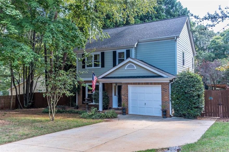 Great location, convenient to shopping, dining and the interstate.  Gorgeous streets with mature trees in this no HOA community. A rare find! Master Suite with cathedral ceiling, updated MBA and walk in closet. Guest bath updated.  Spacious living room with brick fireplace. Eat in kitchen with ample cabinet space and granite counters. Easy access to backyard for entertaining. Relax in the private fenced backyard, enjoy the colors and sounds of nature on the huge deck. This house has it all!