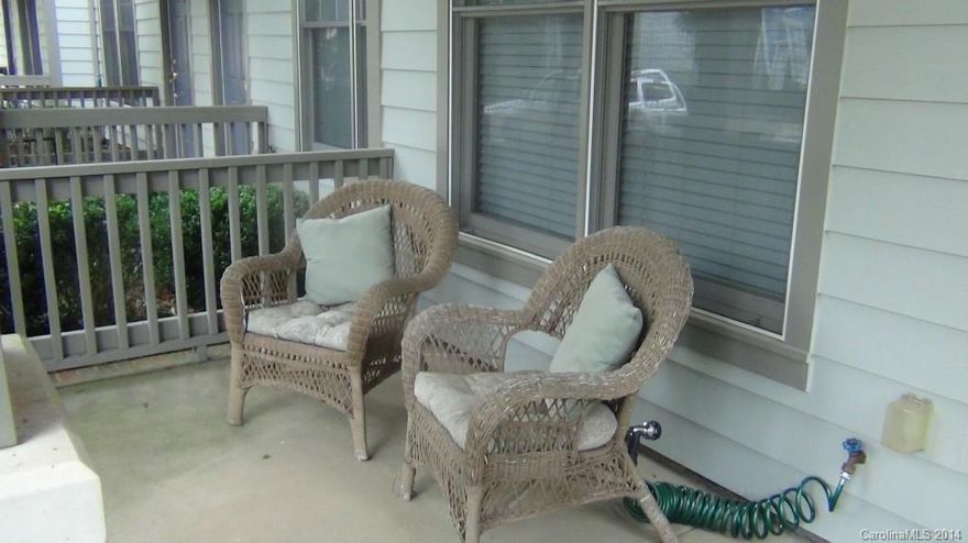 2 bed, 2.5 bath townhome in the heart of Baxter Village.   Just steps from downtown Baxter, restaurants, shops, library.  One owner, meticulously maintained, oversized front porch, fenced back yard.  Community offers walking trails, tennis courts, pool, clubhouse, YMCA just steps away.   Updated half bath, updated ceiling fans, newer dishwasher and disposal.   Gas fireplace in family room.   Open floor plan.   Master bath offers oversized tub.  Just minutes from downtown Charlotte and I-77.