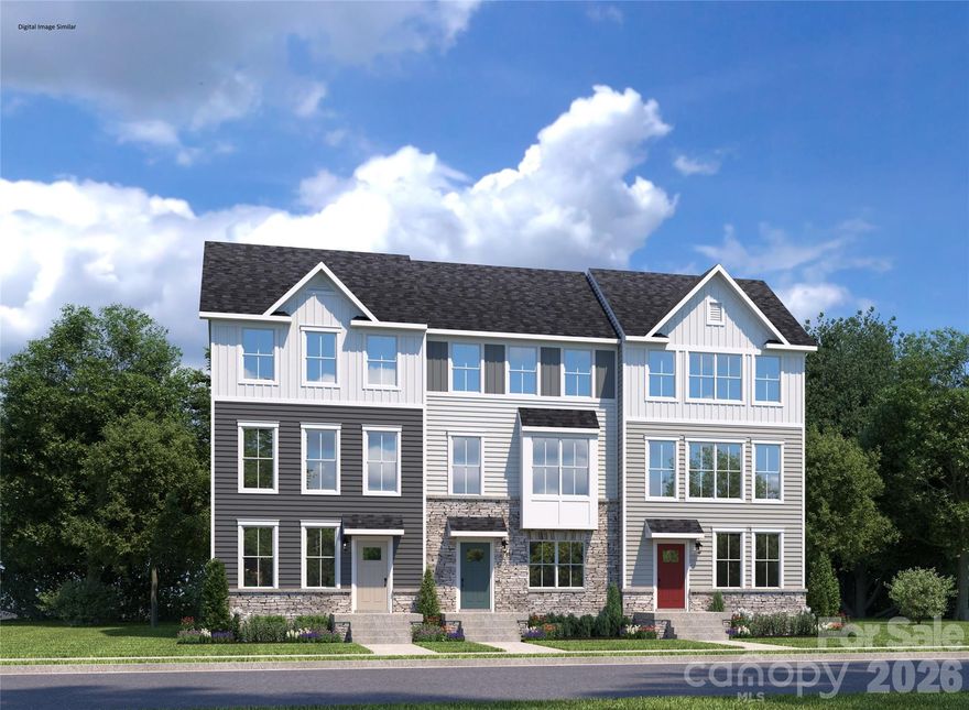 ***Ask about our limited-time incentive — two years of HOA fees paid on all homes sold in this community.***Welcome to your private retreat in the heart of Steele Creek. Stowe Branch Townhomes offers the perfect blend of tranquility and convenience—just 1 mile from CLT Premium Outlets, great dining and shopping. With quick access to major highways, you’re minutes away from enjoying fun water activities on Lake Wylie or embarking on your next vacation from CLT Douglas International Airport. This community gives you the privacy you crave while keeping you close to everything Charlotte has to offer. Choose from a variety of thoughtfully designed floorplans, like this end unit townhome, and options to create a home that truly fits your lifestyle. Imagine evenings by the firepits, illuminated by warm string lights, or leisurely weekends spent wandering beautifully landscaped green spaces with peaceful seating and picnic spots. With a dedicated dog park, even your pup can enjoy a resort like experience. Don’t miss the chance to own a beautiful luxury townhome in one of Steele Creek’s most desirable locations.