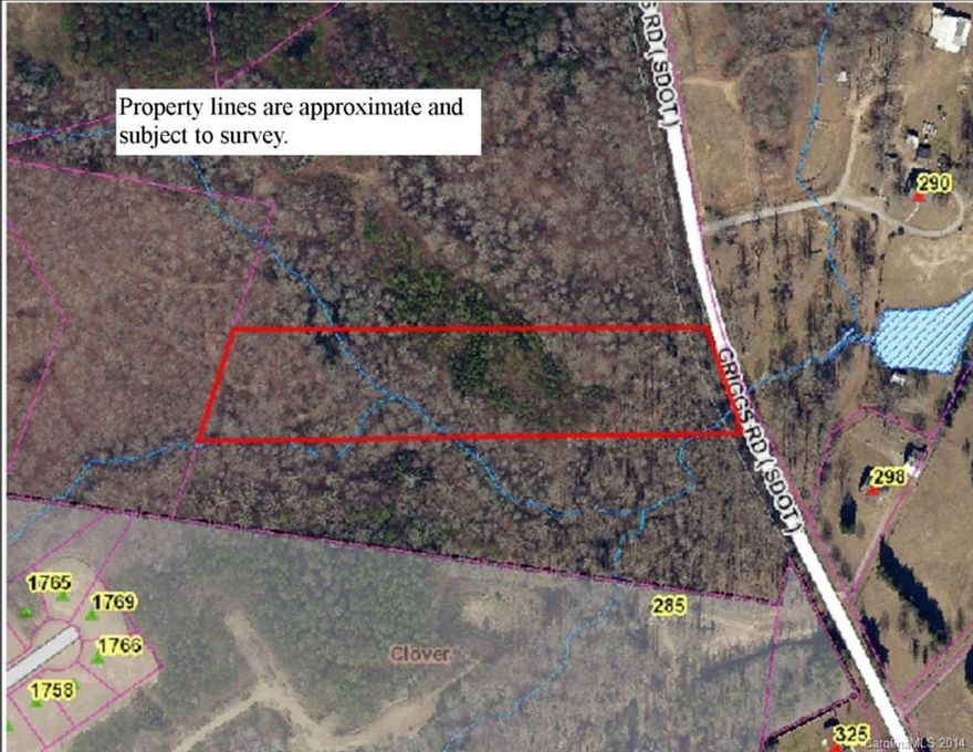 Great location between Clover and Lake Wylie.  Land has a nice rolling topo with nice hardwoods.  There are several nice build sites on the property that would allow for plenty of privacy even with clearing a nice sized yard.  Easy access to Clover, Lake Wylie, Charlotte and Rock Hill.  Property is just outside the city limits of Clover and is in the Clover School District.