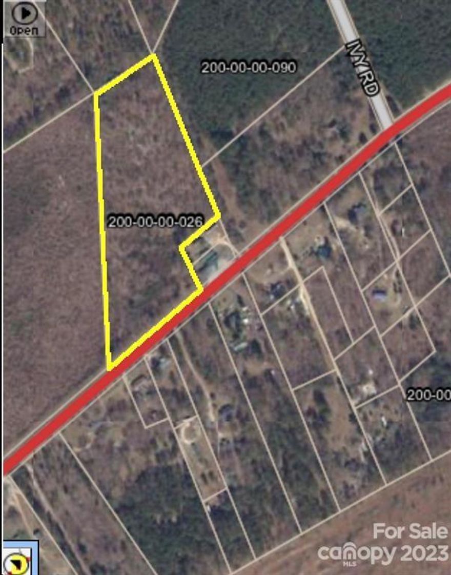 10.34 acres that is densely wooded with 500+/- feet of road frontage. Property is approximately 10 miles to downtown Camden. Perfect lot for plenty of opportunities. Manufactured homes allowed and can be subdivided with minimum lot size of 1 acre with 100 ft of road frontage of a State or County maintained road. Buyer is responsible for all costs associated with soil test, survey, etc.