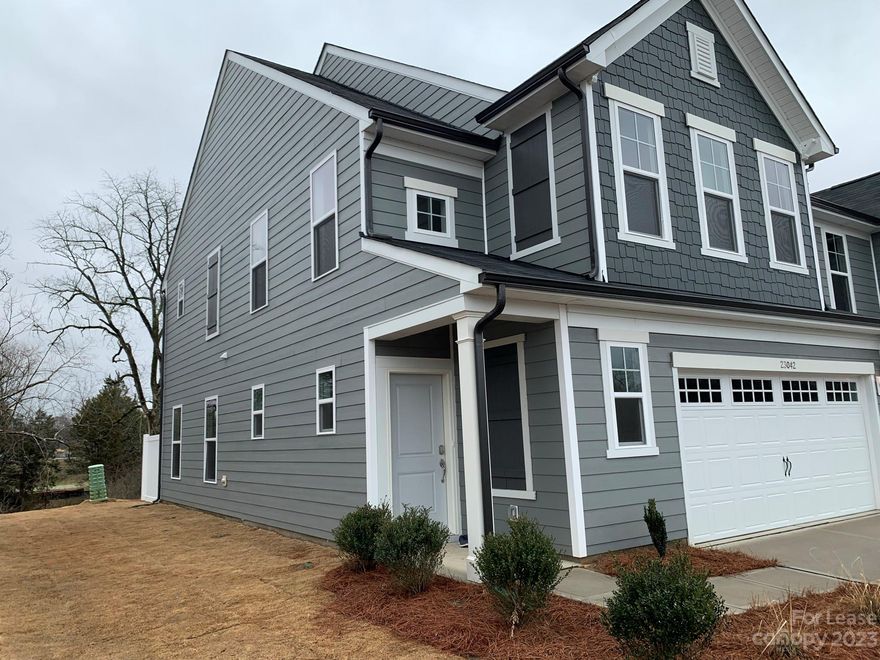 Beautiful end-unit townhome for rent close to I-485 and shops and restaurants. Gorgeous hardwood flooring on the main floor. Granite countertops, recessed lighting, and much more. All stainless steel appliances are included. Enjoy the freedom of a virtually maintenance-free lifestyle while residing in a great community. Located near lots of shopping and restaurants. This rental property comes with Internet and cable, 2 set-top boxes, 1 modem, 1 wireless router, Spectrum ultra speed 400Mbps High-Speed internet service & 200 Cable Channels all are included in the rent. Washer, Dryer, Refrigerator. A must-see rental unit.