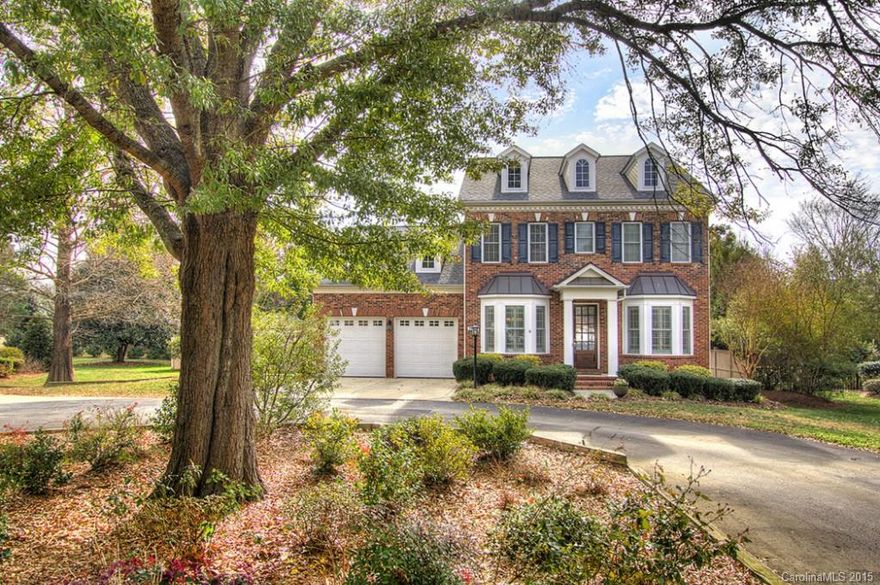 PRICED TO SELL; BRING OFFER! Move-in-ready. GATED community w/Lawn/Landscape maintenance included. Full brick, Master Bdr on main, hdwd flrs, 10' ceiling on main/9' 2nd level w/large Bonus Rm. 2 Gas Fireplaces, 3" Plantation Shutters on main, granite & SS appl in Kit. Vessel sink/Soapstone counter & seamless shower Master Ba, His/Her closets. Outside Entertaining -Pergola, tiered deck, patio/fire pit. Fenced yard, Wired storage bldg.