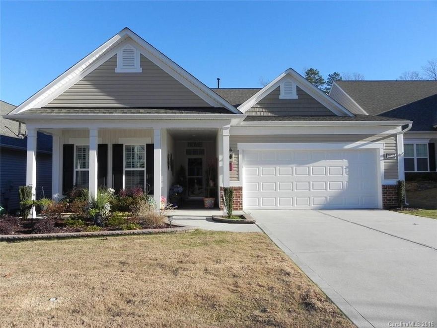 Spectacular 4BR/2BA (3BR w/office) configuration of Tifton Walk!  This home also features a sunroom and 3 season room with EZ breeze windows, tile floor and ceiling fan.  The interior has custom paint, crown molding, plantation shutters, custom closets, hardwoods thru out, pull-out drawers and much more.  The fenced backyard overlooks a private, wooded lot. Come check out the community and the active adult lifestyle of Sun City Carolina Lakes.
