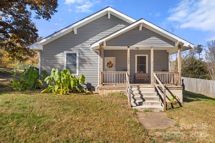This charming 3-bedroom, 1-bath bungalow offers incredible potential on a spacious .61-acre lot. Featuring 9-foot ceilings, inviting front and back porches, and a new roof installed during the previous renovation, this property blends character with a solid foundation for future value. Being sold as-is, this home is ideal for investors or handy buyers ready to add their own touches. With a little vision and elbow grease, it can easily be transformed into a beautiful rental, flip, or long-term hold in a desirable Hickory location. Opportunities like this—where location, lot size, and potential align—don’t come around often. Refrigerator and Range convey.