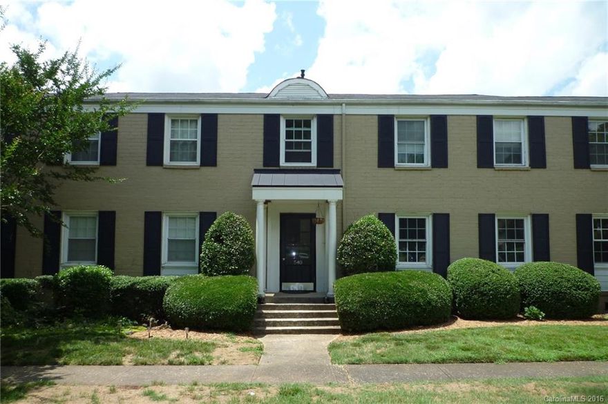 Cozy 2 bedroom condo in Selwyn Village!! Appliances include the refrigerator and range. There are no washer and dryer connections but the facility has a laundry on site.