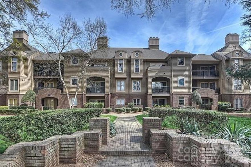 Amazing opportunity to own a blank-canvas 2-bedroom, 2-bath condo with views of Uptown. Ideally located on the fringe of Dilworth and Midtown, offering convenient access to dining, shopping, and green space. The unit features abundant natural light, a wood-burning fireplace, a dedicated laundry room, and a covered balcony overlooking the pool with Uptown views. Ready for your personal touches