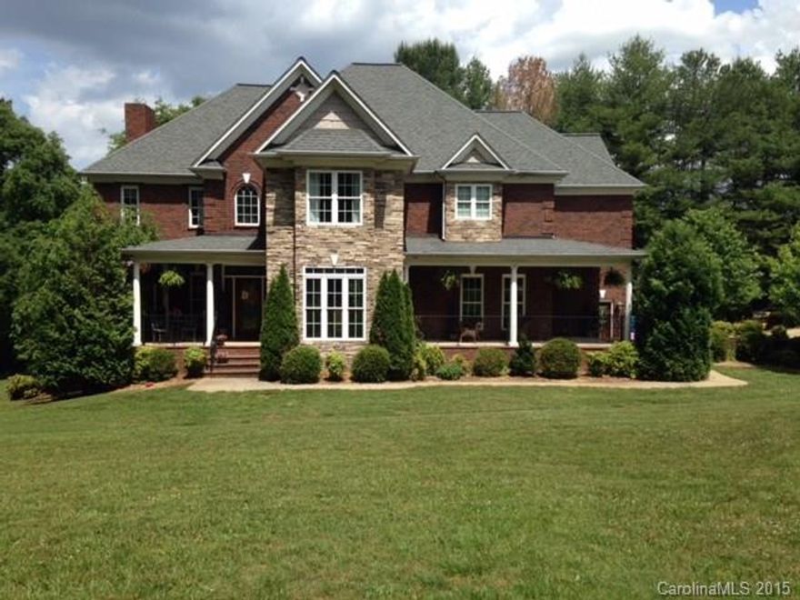 Great Room w/ rock fp, Formal Living & Dining, Breakfast, deck, screen porch, & 5th bedroom currently is home office. Upstairs: Master bed w/ sitting, tray ceiling, 2 wic w/ custom shelving, Master Bath has 2 story ceiling, tile shower, laundry, & other bedrooms. bsmt has family room, exercise room, plumbed for 1/2 bath, & kitchen. Home features: alarm, central vac, moulding, walk in pantry, granite counters, maple hardwoods, detached garage all on 2 lots totaling 1.21 acres. Agent owner