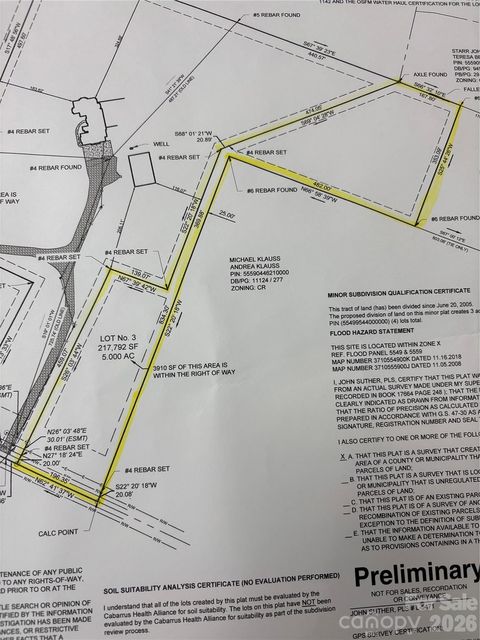 Photo of 00 Heglar Road, Concord, NC 28025 (MLS # 4353853)