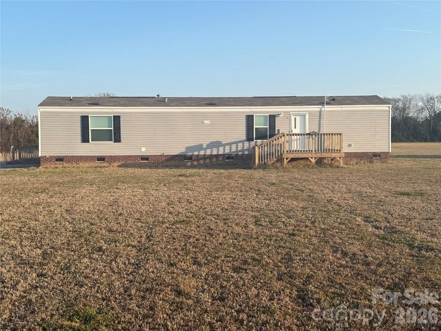 Welcome to 2100 East Main Street in Bennettsville, South Carolina! This 2024 TRU by Clayton 2-bedroom, 2-bath manufactured home sits on 2.27 acres and offers modern, move-in ready living with room to spread out. The home measures approximately 14x60 with about 840 square feet of living space and features a functional, open layout ideal for everyday living.
Inside, you’ll find all new appliances and a comfortable floor plan designed for efficiency and convenience.
Outside, the acreage provides plenty of space for gardening, recreation, or future expansion. Two storage sheds convey, offering excellent storage for tools, lawn equipment, or hobbies.
If you're looking for newer construction, affordable acreage, and a well-maintained manufactured home, this property is a must-see. Schedule your showing today!