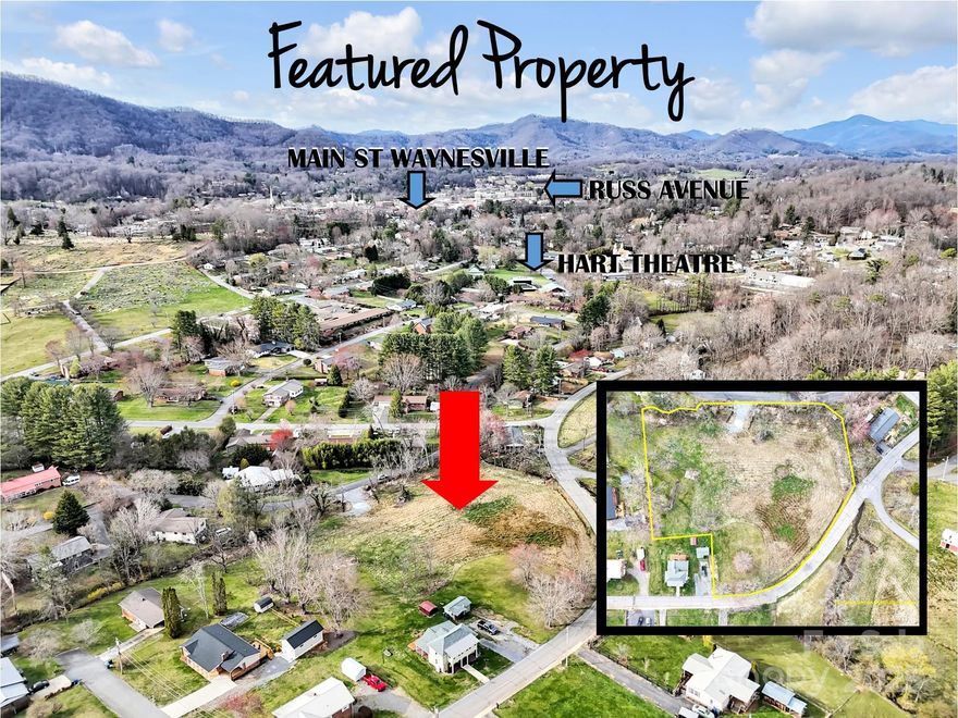 GREAT LOCATION with mountain views!  Less than a mile from downtown Waynesville, this level lot provides endless possibilities. Build your dream home, a multi generation compound, create a charming cottage community, or develop a subdivision. Located in a desirable neighborhood with long-distance mountain views, this sunny SE facing property is conveniently close to Waynesville's vibrant town life. City water and sewer connections, along with a creek on two sides, yet out of the flood plain, make it ideal for development. There's no other property like this in Waynesville. In addition to access from Oakdale Rd, an egress has been installed for easy access to Jarvis Street. See attachment for documentation about developmental possibilities. Buyer to verify all development-related information.
 
Don’t pass up this opportunity in one of the most up-and-coming towns in the region!